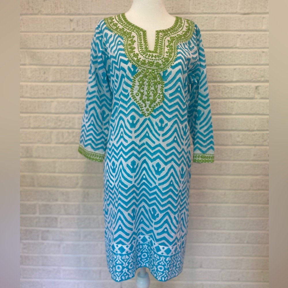 Bella Tu Women’s Embroidered Tunic Dress
